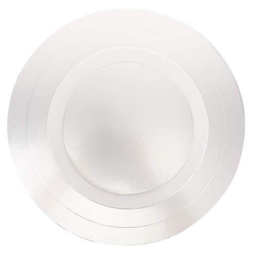 32Pcs White Cake Transfer Drum Smooth Edged Multi-Use Cake Plate 1