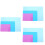 6Pcs Assorted Color Silicone Mats Nonstick Durable for DIY Craft Use 6