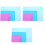 6Pcs Assorted Color Silicone Mats Nonstick Durable for DIY Craft Use 3
