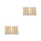 50Pcs Solid Wooden Round Rods Beige Durable Craft Sticks for DIY Art 6