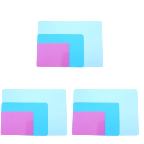 6Pcs Assorted Color Silicone Mats Nonstick Durable for DIY Craft Use 1