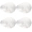32Pcs White Cake Transfer Drum Smooth Edged Multi-Use Cake Plate 7