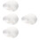 32Pcs White Cake Transfer Drum Smooth Edged Multi-Use Cake Plate 9
