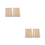 50Pcs Solid Wooden Round Rods Beige Durable Craft Sticks for DIY Art 3
