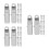 3Pcs Durable Silver Iron Clips Mini Wire Clamps for Home Use 6
