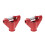 2Pcs Iron Replacement Jack Pump Lift Kits Red for Hydraulic Jacks 5