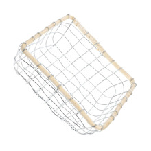 Iron Wire Kitchen Storage Basket for Snacks and Fruits, Easy Clean Countertop Organizer