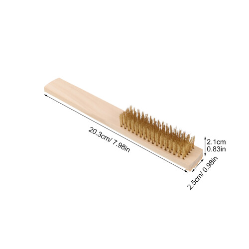 2Pcs Copper Wire Brush for Car Detailing Multi-Use Home Cleaning Tool 2