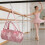 Pink Polyester Dance Bag for Kids Ballet Shoes Clothes Storage 7