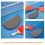 2Pcs Pingpong Paddle Case For Table Tennis Racket Storage Grey 8