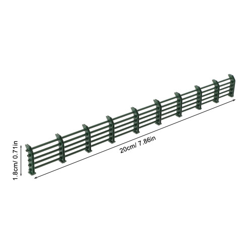 Mini Wegafsluiting Voor Spoor 1/87 Groen Micro Landschapsscherm 1