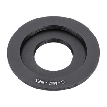 Lensadapter voor M42-schroefdraadlenzen, FD-filmcamera-adapter met handmatige diafragmaregeling, volledig metalen ontwerp, oneindige scherpstelling