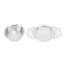 Stainless Steel Sauce Dish Heat Insulation Protection Multifunctional Design Fine Filtration Durable Lightweight Design Rolled Rim Elegant Design for