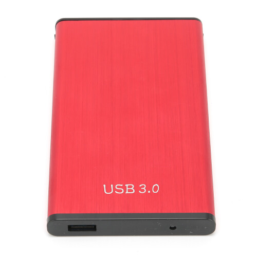 Gabinete externo para disco rígido com interface USB de alta velocidade, portátil, compatível com HDDs e SSDs SATA de 2,5 polegadas para Windows, 2