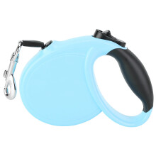 Guia retrátil ergonômica para cães com cabo antiderrapante, fita de nylon que não emaranha em 360, ideal para cães de grande porte, sistema de