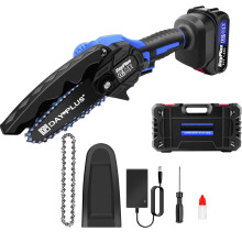 (6" Chainsaw+1xBattery) Brushless Electrci Saw Cordless Chainsaw 2200RPM with Chain