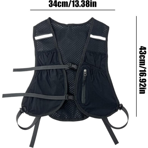 Running Hydration Vest with Quick Access, AntiTheft Pocket, Breathable MultiPocket Design for Hiking and Cycling 2
