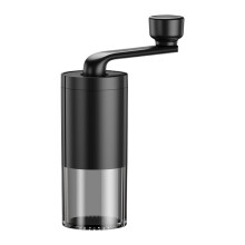 Manual Coffee Grinder Stainless Steel with Ceramic Burrs, Adjustable Settings, Travel Friendly, Black