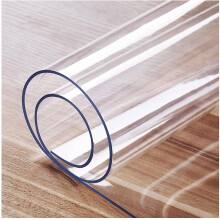 Transparent Table Cover Protector 2mm AntiHeat PVC Desk Mat for Dining Table, Office, Sofa 105x150cm