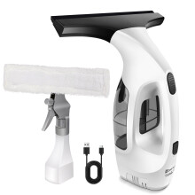 Rechargeable Window Vac, Cordless Window Vacuum Squeegee Cordless,Electric Cleaning Tool for Windows, Mirrors, Tiles, Glass