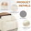 Three-Seater DIY Combination Corduroy Sofa-Beige 3