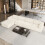 Three-Seater DIY Combination Corduroy Sofa-Beige 1