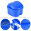 Dark  Denture Case, Denture Cup with Strainer, Denture Bath Box False Teeth Storage Box with Basket Net Container Holder for Travel 5