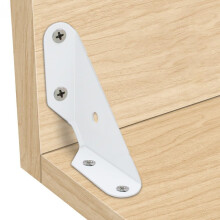 4PCS Furniture Corner Brackets Heavy Duty 90 Degree Iron Right Angle Support for Wood Connection
