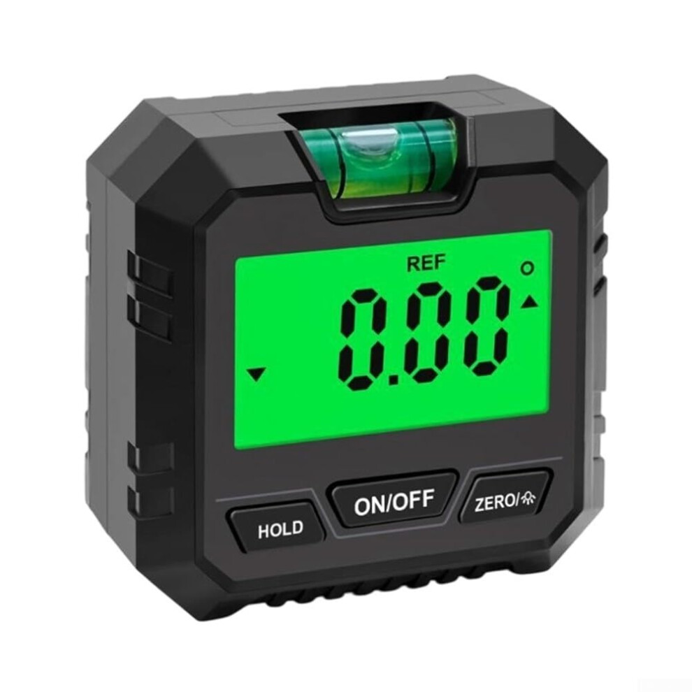 Digital Angle Gauge With Backlit Display, Magnetic Base Protractor Inclinometer For Woodworking, Construction And Automotive 9044945676648