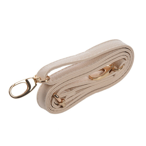2X DIY Replacement Leather Bag Shoulder Strap Handle  Body Adjustable 140 x 2cm, Beige 1