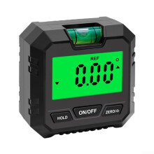 Digital Protractor with Magnetic Base, 0.2 Precision, 0360 Aluminum Alloy Angle Finder