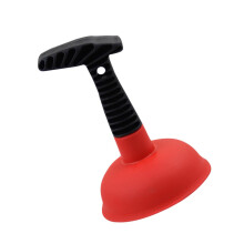 Kitchen Sink Plunger Pressure Drain Unclogging Tool with Ergonomic EasyGrip Handle