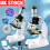 100X- 1200X Compound Microscope with Microscope Slides Set for Adults Students 1