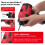 Cordless Drill With Keyless Chuck, Built-In LED Light Variable Speed Control Power Tool For Home And Professional Use 4
