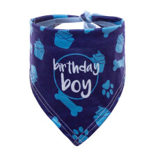 Kit de acessórios para aniversário de animais de estimação, conjunto moderno e fofo de bandana, lenço e chapéu para cães com balões, tecido