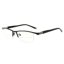 Gleitsichtbrille zur Korrektur von Alterssichtigkeit, selbsttönende Lesebrille mit UV-Licht-aktivierender Linsentechnologie, modisches, leichtes