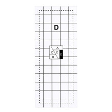 Quilting Ruler Set 3/4/5pcs Acrylic for Fabric Cutting with Clear Marking Lines and Accurate Measurement