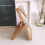 Vanity Mirror with Adjustable Wooden Frame, Foldable Desktop Makeup Mirror for Bedroom 5