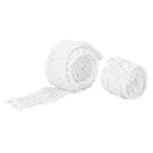2 Pcs Cotton Meat Netting Roll for Ham and Sausage, Elastic FoodSafe Wrapping for Roasting