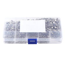 Hex Socket Countersunk Screws Stainless Steel Fasteners Metric Thread Bolts Corrosion Resistant Screws Flat Head Machine Bolts Allen Head Drive Multi