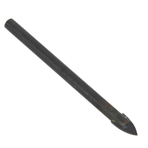 Glass Drill Bit with Triangular Head Design, Tile Drill Bit for Ceramic and Mirror, High Temperature Brazed Carbide Tips Precision Drilling Tool for 1