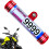 Waterproof Motorcycle Registration Holder Tube for Secure License Document Storage, Red 4