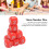20PCS Red 16mm Plastic 6-Sided Number Dice for Teaching & Game 7