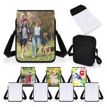 2 Stück Sublimationstaschen, Sublimations-Umhängetaschen-Rohlinge, Sublimations-Schultertasche, Sublimations-Rohlingstasche für Geburtstag
