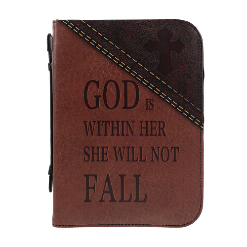 PU Bible Case with Cross Design for Church Use