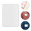 6Pcs Transparent Square Acrylic Mirror Stick on Phone Case for Decor 10