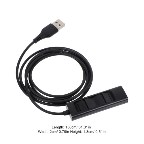 USB Headset Conversion Cable for Landline Phone Use 2