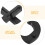 2Pcs Outdoor Black Plastic Bow Holder Hooks for Tree Stand Storage 8