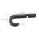 2Pcs Outdoor Black Plastic Bow Holder Hooks for Tree Stand Storage 2