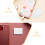 6Pcs Transparent Square Acrylic Mirror Stick on Phone Case for Decor 8